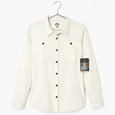 Camisa utilitaria Dickies para mujer Temp-iQ manga larga XL beige a presión Foto 1 de 4