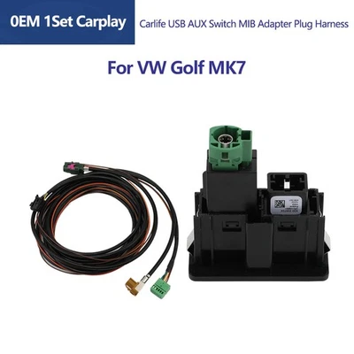 5G0035222E Juego de cables hembra Discover Media MIB2 USB AUX Carplay Navi para VW Golf - Imagen 1 de 4