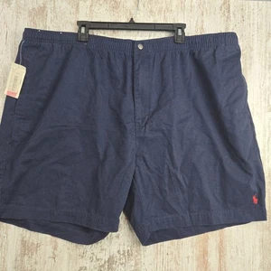 Polo Ralph Lauren blu navy elasticizzata in vita nuova con etichette vestibilità classica B&T (3XLT) - Foto 1 di 13