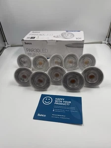 Sunco Lighting SCPAR3010PK27K 11W PAR30 LED Bulb, Soft White (10-Pack) - Picture 1 of 13