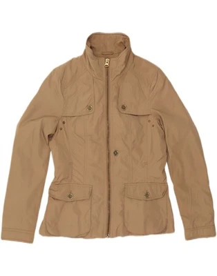 Chaqueta utilitaria para mujer ZARA UK 12 mediana beige PK04 Foto 1 de 4