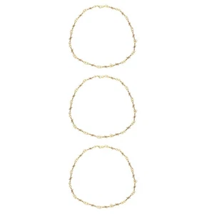 3pcs Barbed Wire Necklace: Punk Style Barbwire Necklace Metal Barbed Wire Chain - Bild 1 von 12