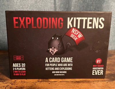 Exploding Kittens NSFW Edition (2020) Explicit Adult Content Kickstarter Project - Image 1 of 4