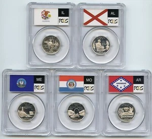 2003 S Silver State Quarter Set PCGS PR69DCAM - Picture 1 of 2