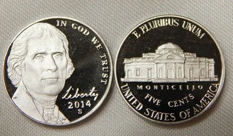 2014 S JEFFERSON NICKEL PROOF ROLL (40 PCS) Cover