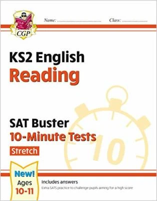 New KS2 English SAT Buster 10-Minute Tests: Reading - Stretch (f... by CGP Books - Image 1 of 2