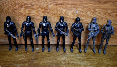 Star Wars Black Series Lot of (7) Imperial Death Trooper 6" Figures Army Builder Cover