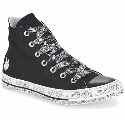 Camisetas altas negras Converse x Miley Cyrus Chuck Taylor All-Star - CTAS 162234C NUEVAS Foto 1 de 4