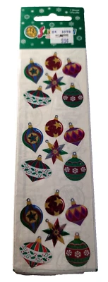 Sandylion Adornos de Navidad Adhesivo Prismático Invierno 1 Hoja Nuevo en Paquete De Colección Nuevo  Foto 1 de 3