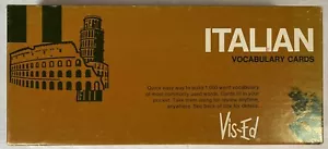 Italian Vocabulary Cards, VE518 - Visual Education Association - Picture 1 of 4