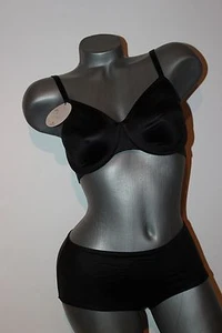 Triumph Set "Soft Sensation" Bügel-BH WP Gr. 80 C + Short Gr. 40 schwarz weich - Picture 1 of 12
