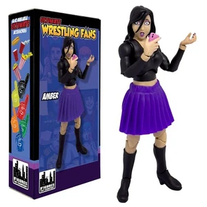 Figuras de fanáticos de la multitud de lucha libre definitiva para figuras de lucha libre WWE y AEW: ámbar - Imagen 1 de 4