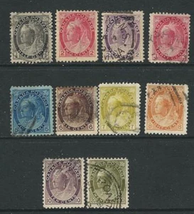 Canada Stamps74-84 (n0 75) SG 150//64 Used F/VF 1898-1902 SCV $255.85 - Picture 1 of 1