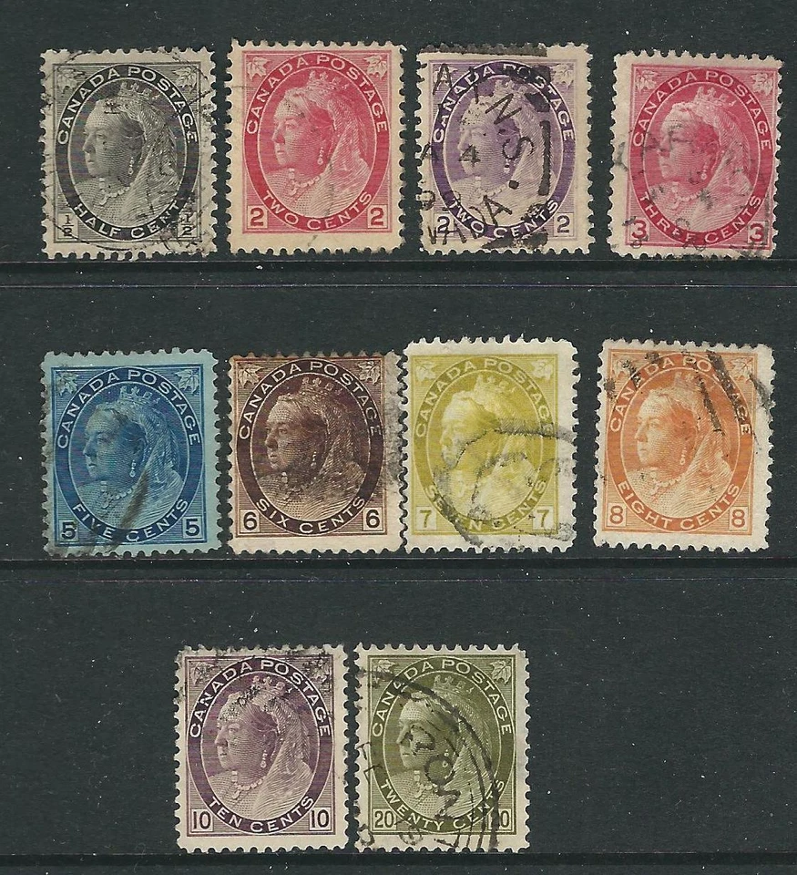 Canada Stamps74-84 (n0 75) SG 150//64 Used F/VF 1898-1902 SCV $255.85 - Image 1 of 1
