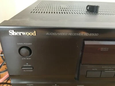 Sherwood RD-6500 Audio / Video Home Theater Stereo Receiver / Amp 5.1 no remote - Image 1 of 3