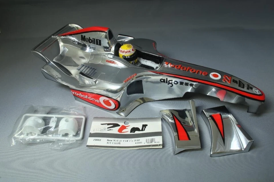 Tamiya 1/10 RC Car Painted Body ZEN F-1 Vodafone For F-103 - Image 1 of 2