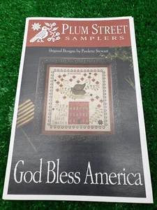God Bless America - Kreuzstichmusterkarte - Plum Street Sampler - Bild 1 von 4
