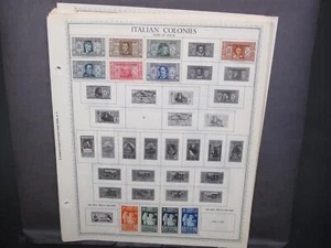 Italy And Colonies Collection On Minkus Album Pages 1862 To 1958 - Picture 1 of 24