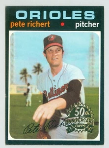 2020 Topps Heritage Original 1971 Buyback #273 Pete Richert Orioles - Picture 1 of 1