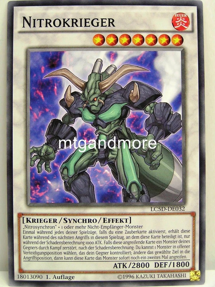 Yu-Gi-Oh - 1x Nitrokrieger - LC5D - Legendary Collection 5 - Bild 1 von 1