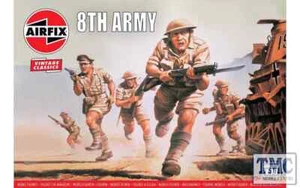 A00709V Airfix scala 1:76 seconda guerra mondiale 8° esercito britannico - Foto 1 di 1