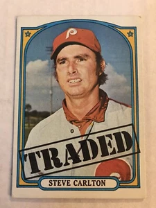 Steve Carlton 1972 Topps #751 negociado en muy buen estado+-ex sin pliegues SP ALTO NÚMERO - Imagen 1 de 2