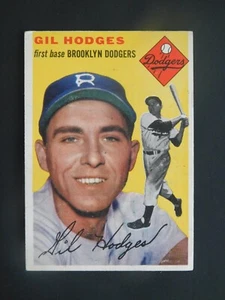 1954 Topps Baseball Card #102 Gil Hodges (EX) - Picture 1 of 2