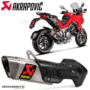 Ducati Multistrada 1200 1260 2015-2020 Exhaust AKRAPOVIC Titanium S-D12SO9-HAPT - Picture 1 of 7