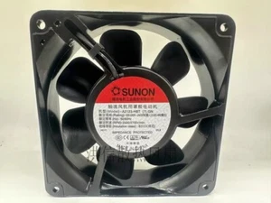 1 PCS  SUNON Fan A2123-HBT (7).GN 12038 12CM AC220V blade fan Aluminum frame fan - Picture 1 of 4