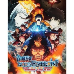 DVD Anime Blue Exorcist Season 1+2 (1-37 End) +OVA +Bonus +Movie English Dubbed - Imagen 1 de 3