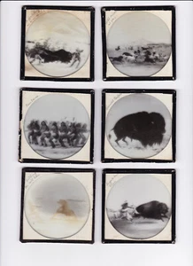 13 George Catlin Native American Indians Theme Magic Lantern Glass Slides - Picture 1 of 6