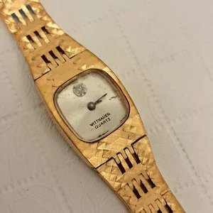 Vintage Wittnauer Watch Women Gold Tone Quartz Parts/Repair  - Picture 1 of 9