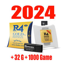 2024 R4 Gold Pro SDHC for DS/3DS/2DS Revolution Cartridge 32G Card+ 999 Game DE