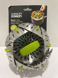 Joseph Joseph Bloom Stainless-Steel Steamer Basket Folding NEW - Picture 1 of 6