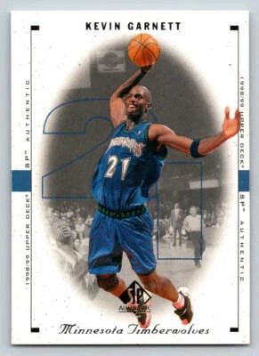 1998-99 SP Authentic #53 Kevin Garnett (ref 219966) - Image 1 of 2