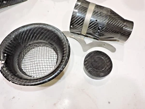 assorted 3" & 4" carbon fiber ducts various styles Late model Nascar ARCA - Picture 1 of 4