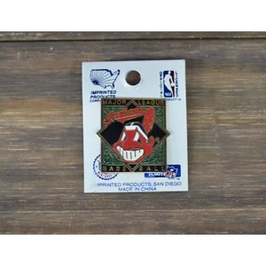 Cleveland Indians Baseball Pin Official MLB Mascot Major League Vtg - Picture 1 of 6