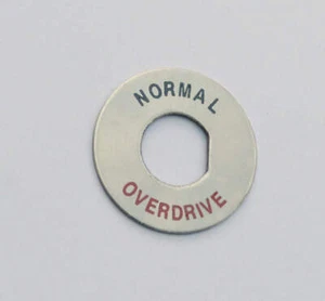 MGB & MGBGT Satin Stainless Steel Overdrive Switch Escutcheon Plate BMC AHH6277 - Picture 1 of 1