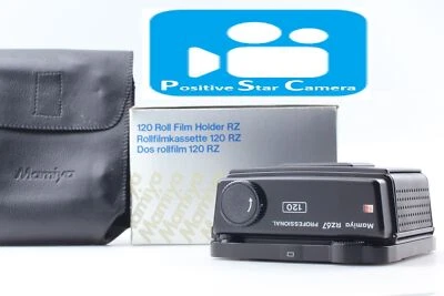 🎦VIDEO👀🌟N COMO NUEVO🌟 Mamiya RZ67 Pro 645 6x4.5 120 Rollos Película Soporte Trasero JAPÓN Foto 1 de 4