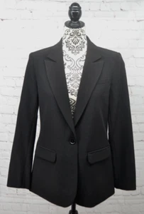 Blazer donna VINCE CAMUTO misto poliestere un bottone TAGLIA SMALL nero - Foto 1 di 7
