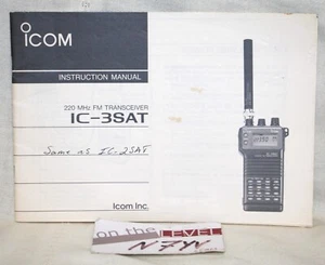 Manual de instrucciones original Icom IC-3SAT - Imagen 1 de 2
