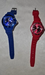 1 tolle Kinder Ice-Watch Uhr in rot_Batterie leer_vermutlich unbenutzt_wie neu - Bild 1 von 5