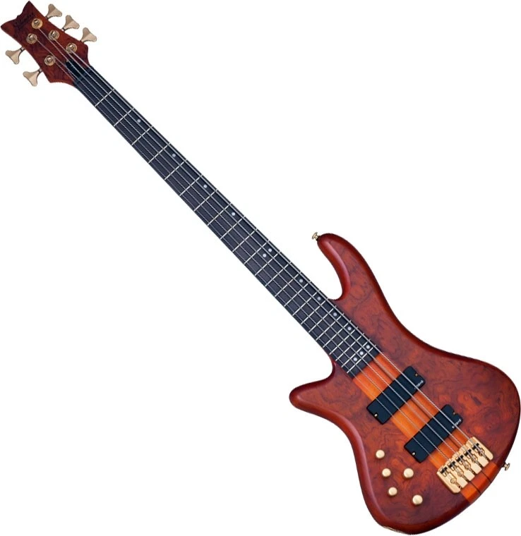 Schecter Stiletto Studio-5 Left-Handed Electric Bass Honey Satin - Image 1 of 1