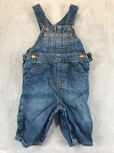 Baby Gap Classic Overalls Denim Blue 3-6 months Dungarees quality from the US - Picture 1 of 9