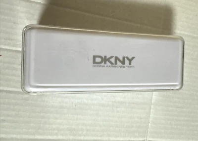 DKNY Donna Karan New York Duro Blanco Acrílico Gafas Gafas Gafas Gafas Estuche Foto 1 de 4