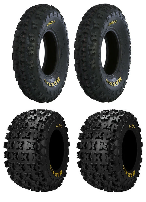 New Complete Set of Maxxis RAZR 2 Tires  - 2006-2019 Can-Am DS 250 - Image 1 of 1