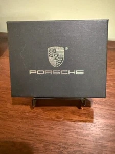 Cartera tarjetero de cuero Porsche Design nueva real/azul marino - Imagen 1 de 6