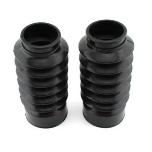 2 Pcs Black Front Fork Dust Shock Absorber Cover Fit Harley Dyna FXDLS 2016-2022 - Bild 1 von 12