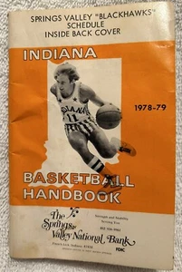 1978-79 Indiana Basketball Handbook Preps, Colleges, Pros Larry Bird High School - Picture 1 of 6