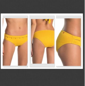 Parte inferior de bikini hipster con textura con botones decorativos Red Carter talla M/8US #U6 - Imagen 1 de 13